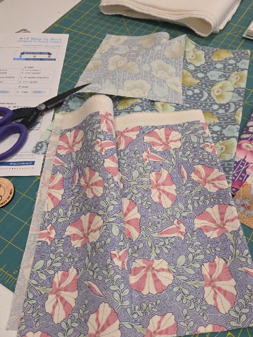 Tilda A Little Bit Of Tilda! Assorted Floral Quilting Fabric  - Multicolor - Picture 2 of 6